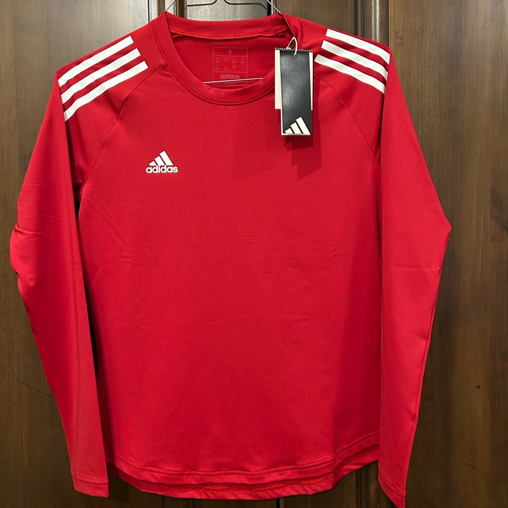 Adidas Bold Red Crewneck Top